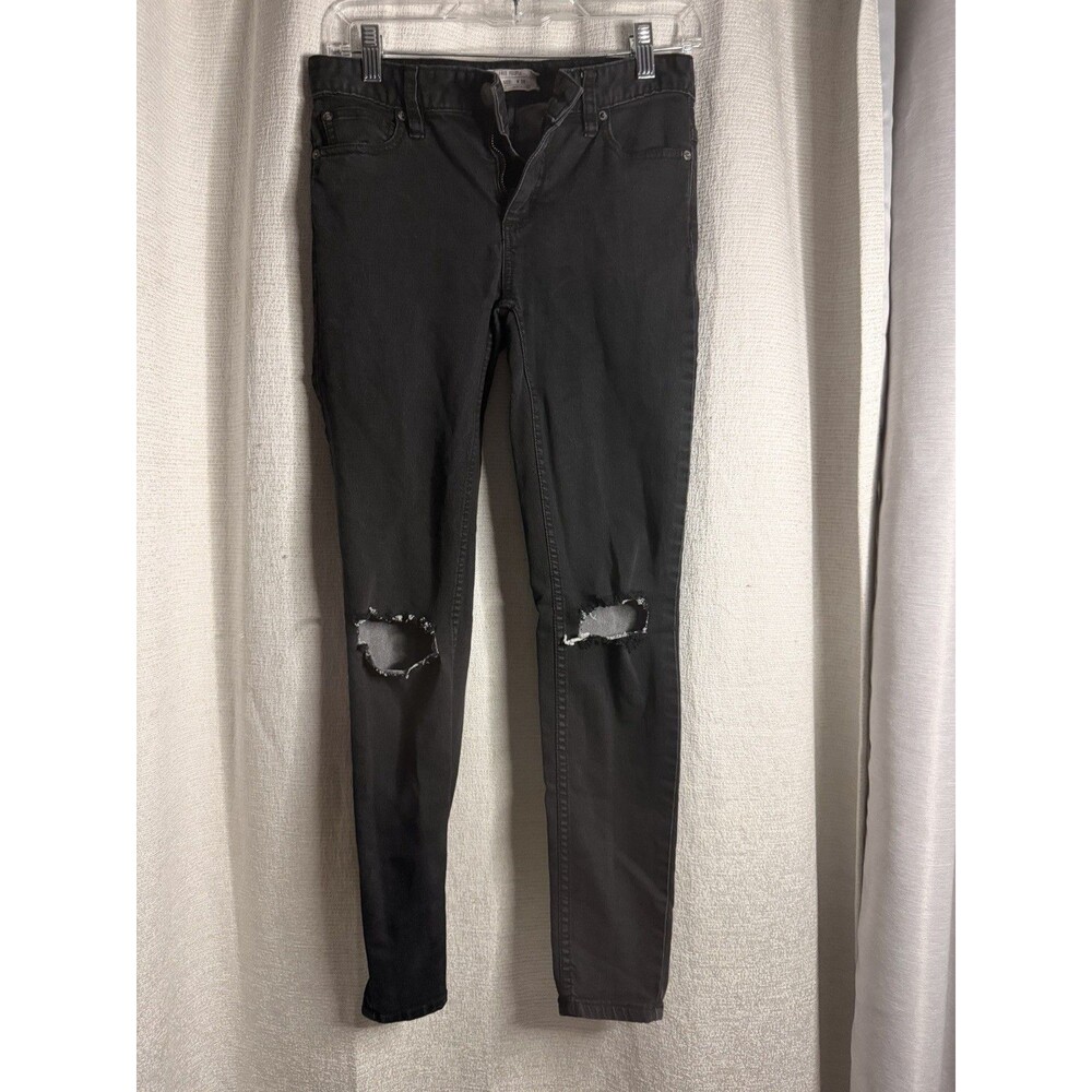 Free People Black Skinny Jeans Size 26
